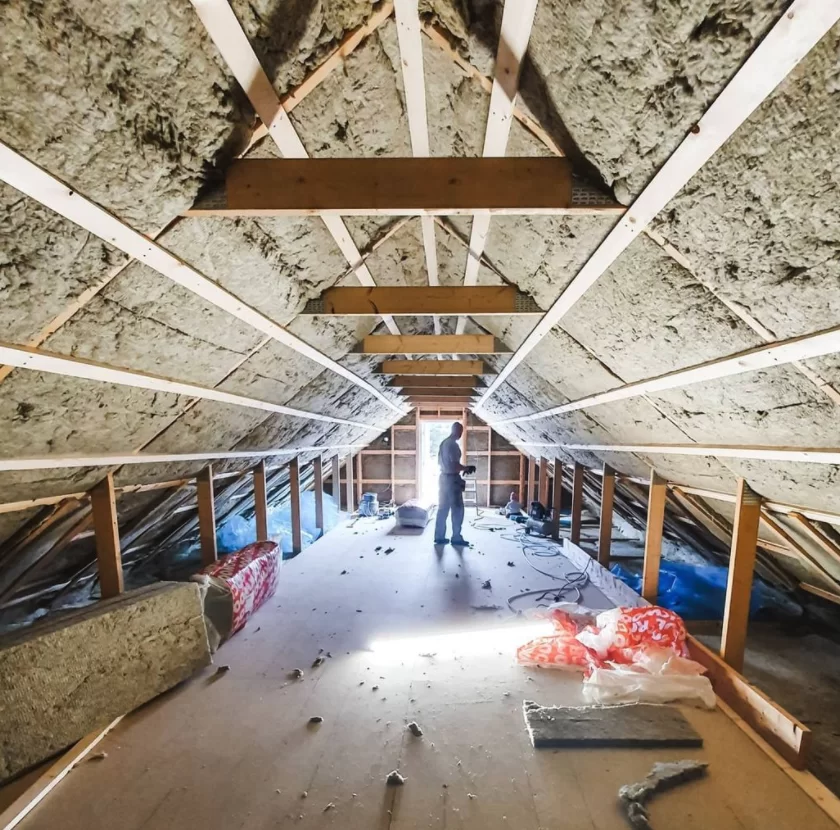ombyggnad renovering garage med loft lagenhet stockholm