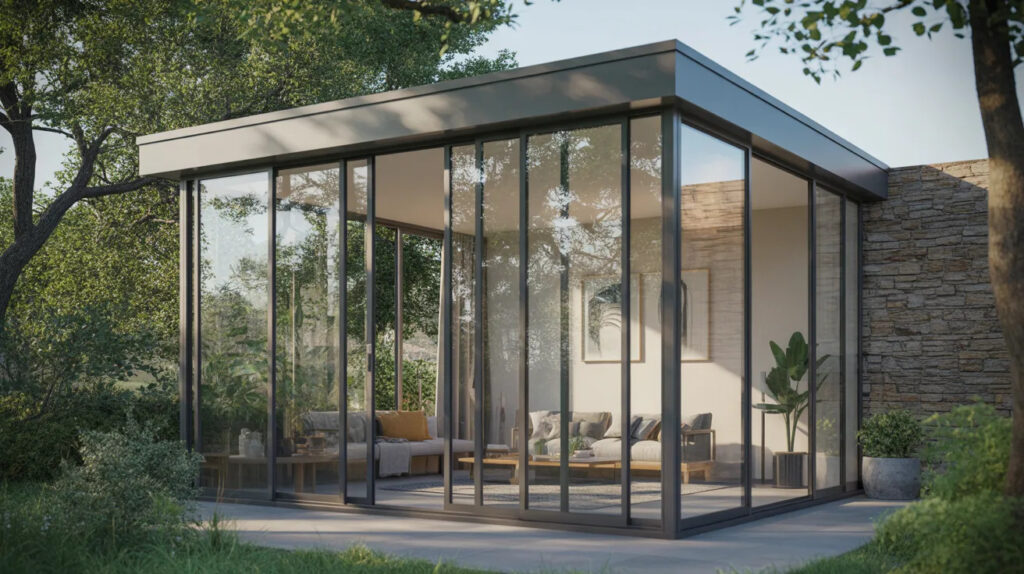 Altaninglasning & Glasa in veranda