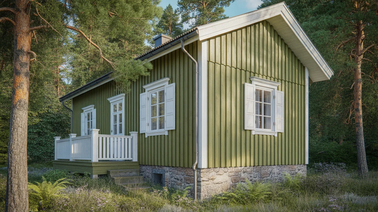 Måla fasad
