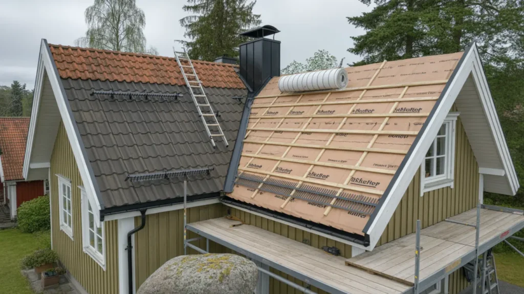 takl ggning i villa steg f r steg underlag ventilation och taks kerhet f r ett t tt och h llbart tak