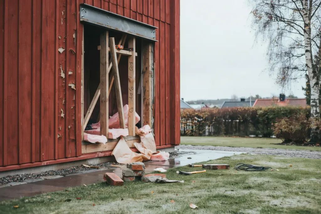 ta upp f nster eller d rr i b rande v gg s fungerar avv xling i v gg och fasad p ett s kert s tt
